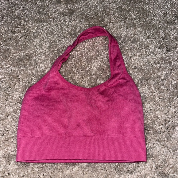 NVGTN Halter Sports Bra - Pink - Picture 1 of 1